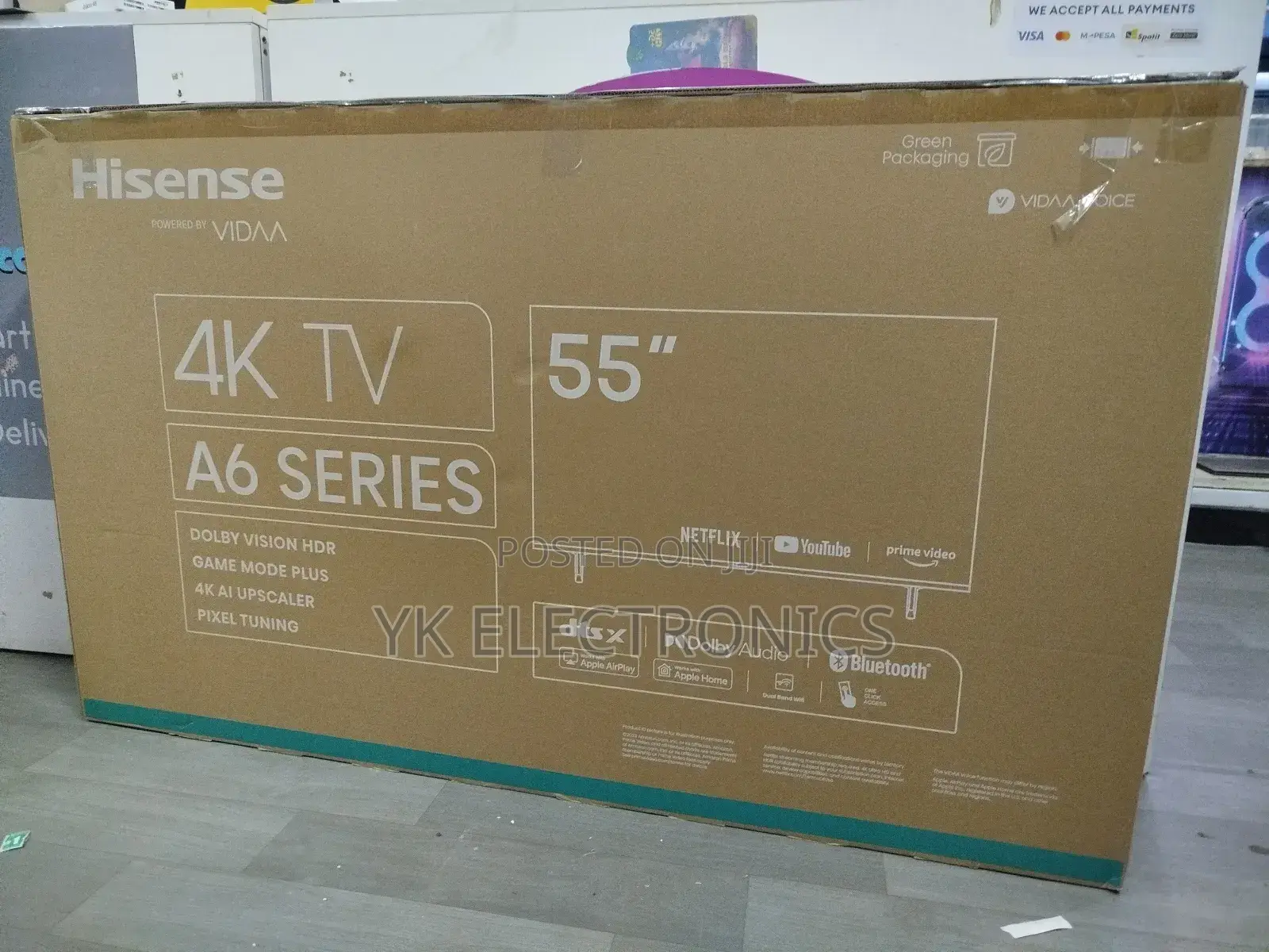 Hisense 55 Inch Uhd Smart Tv 55a6n
