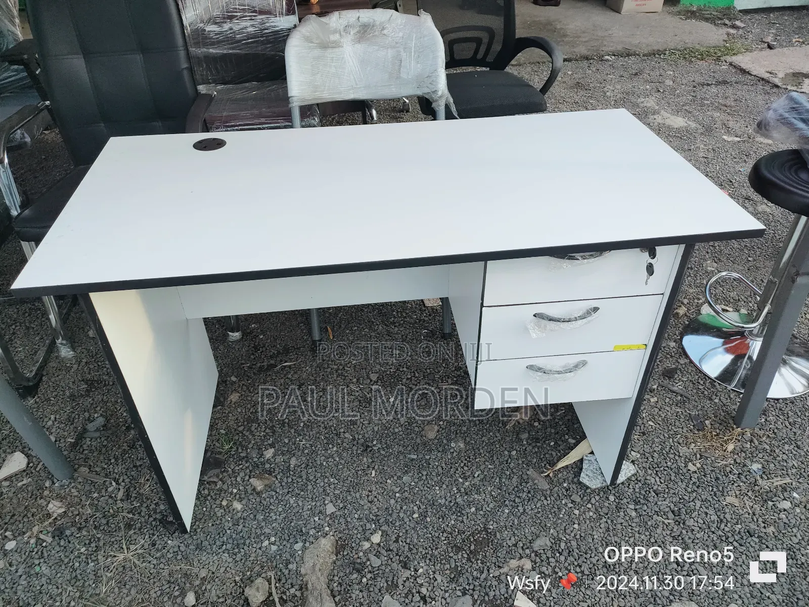 White Computer Desk