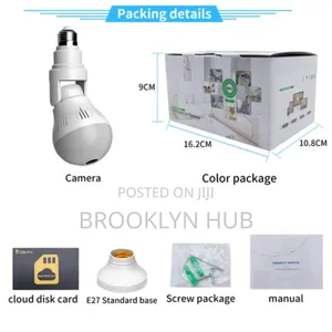 Standard Based Camera Panoramic Bulb With CCTV Camera