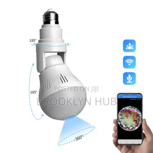 Standard Based Camera Panoramic Bulb With CCTV Camera