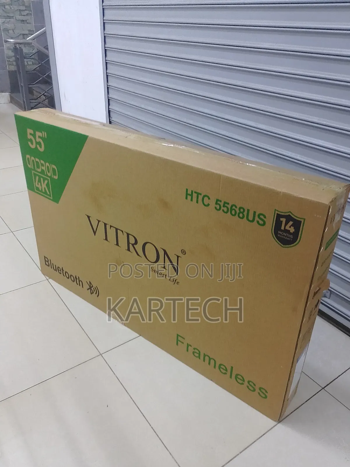 Vitron 55 Inches Smart Android Tv Frameless Ultra Hd