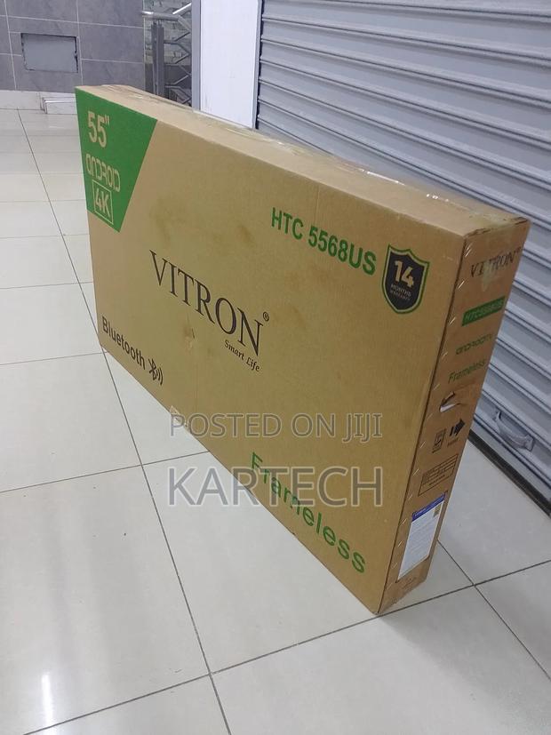 Vitron 55 Inches Smart Android Tv Frameless Ultra Hd - thumbnail 2