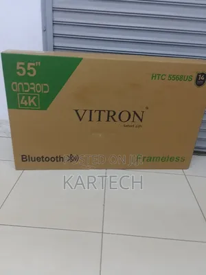 Vitron 55" Smart Android Tv Ultra Hd With Bluetooth