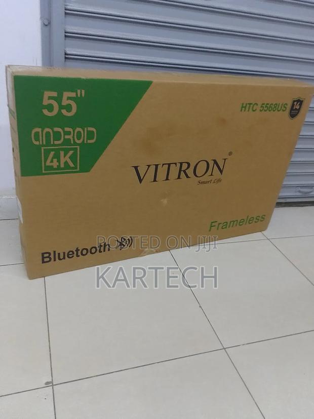 Vitron 55 Inch Smart Android Tv Frameless With Bluetooth - main view