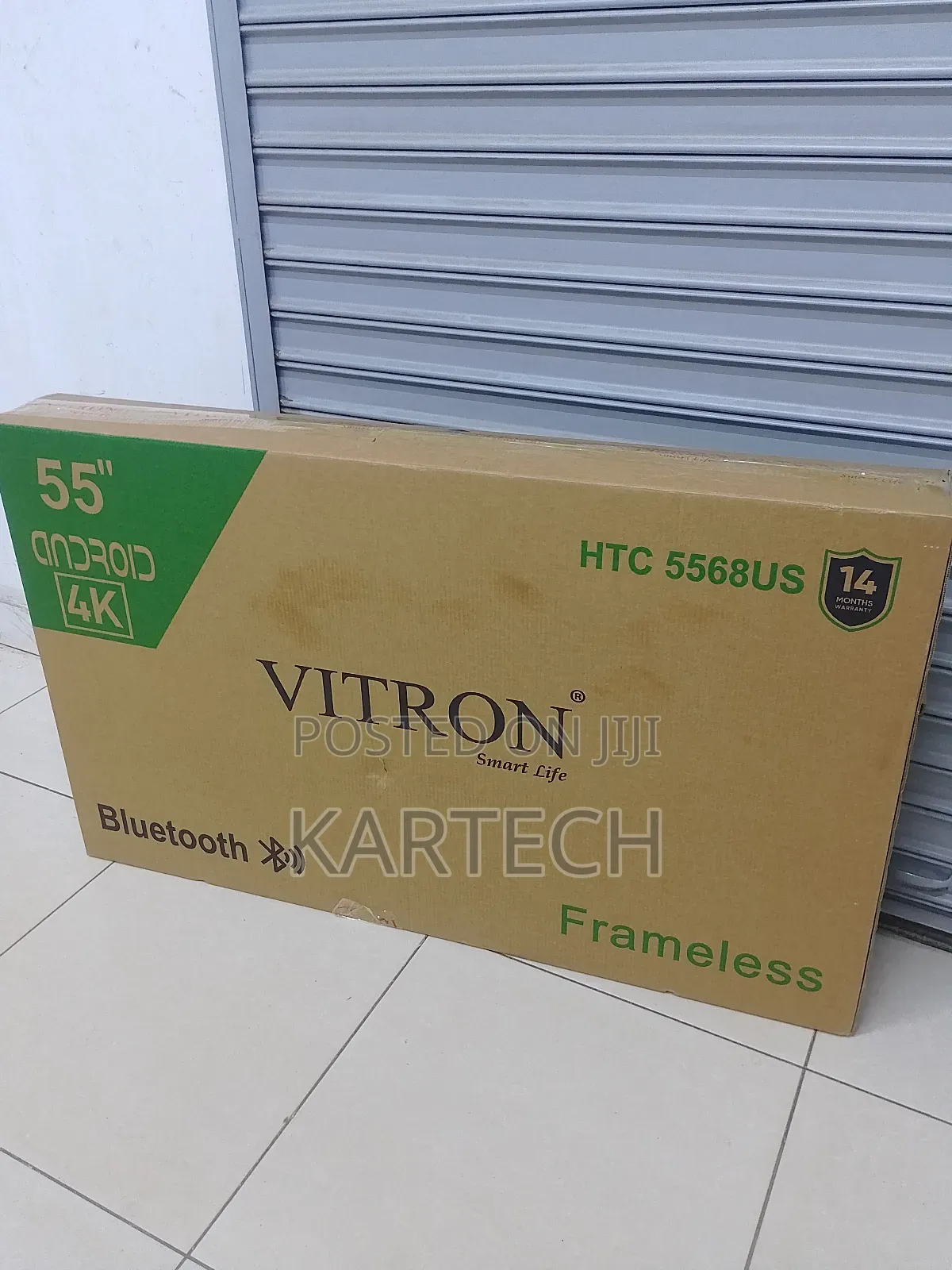 Vitron 55 Inch Smart Android Tv Frameless With Bluetooth