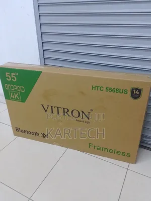 Vitron 55 Inch Smart Android Tv Frameless With Bluetooth