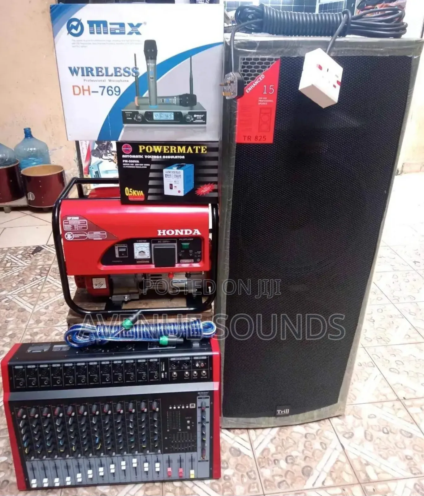 Full Set Public Address Sound System