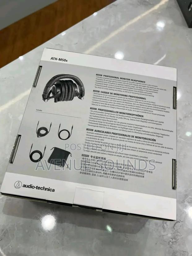 Audio Technica ATH M50X Professional Headphones - thumbnail 4