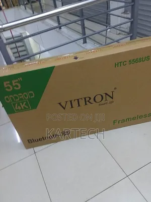 Vitron 55 Inches Frameless Android Tv With Bluetooth