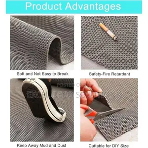 Fire Resistant Grey Safety Carpet