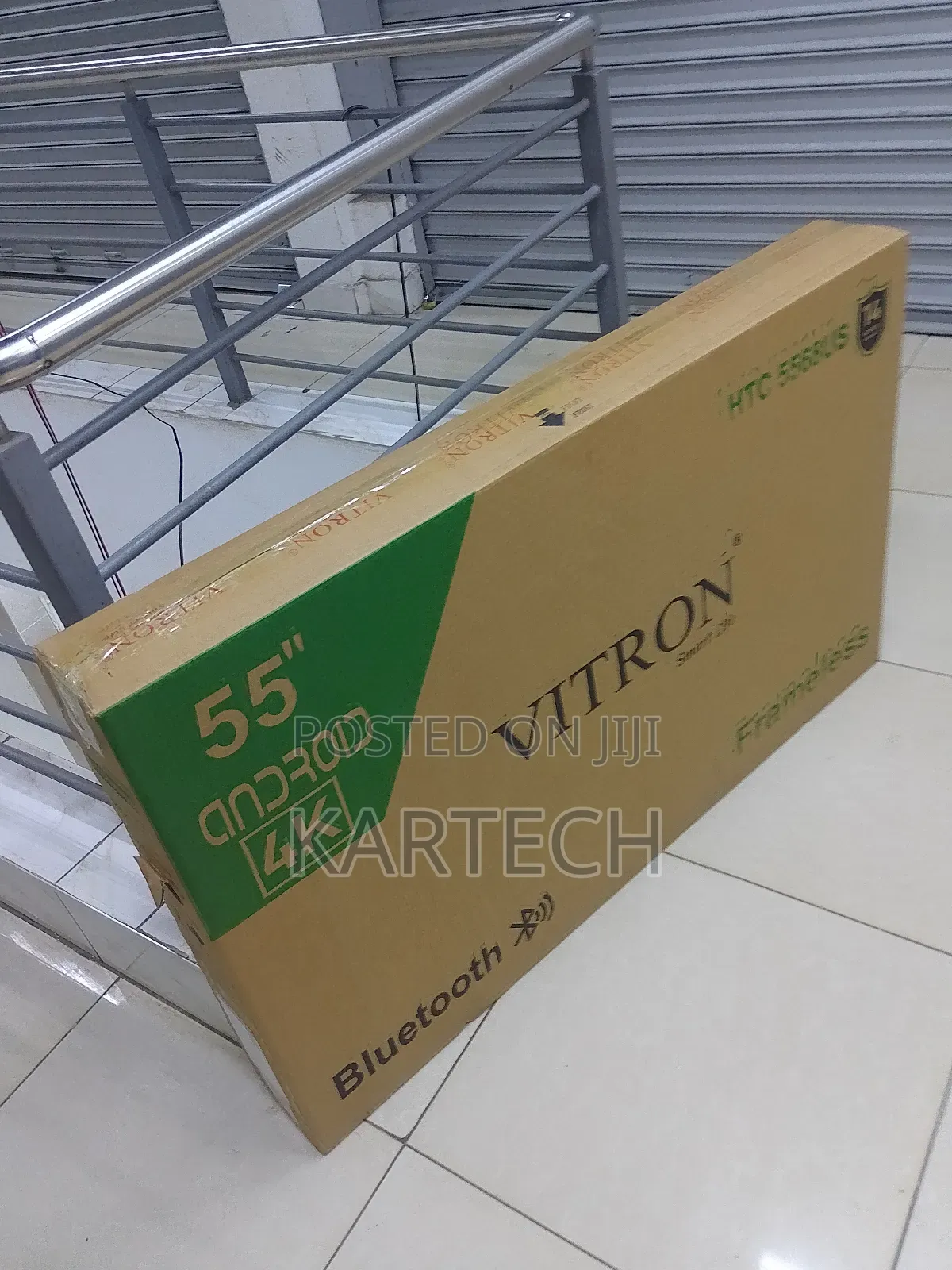 Vitron 55" Frameless Android Tv With Bluetooth, Netflix