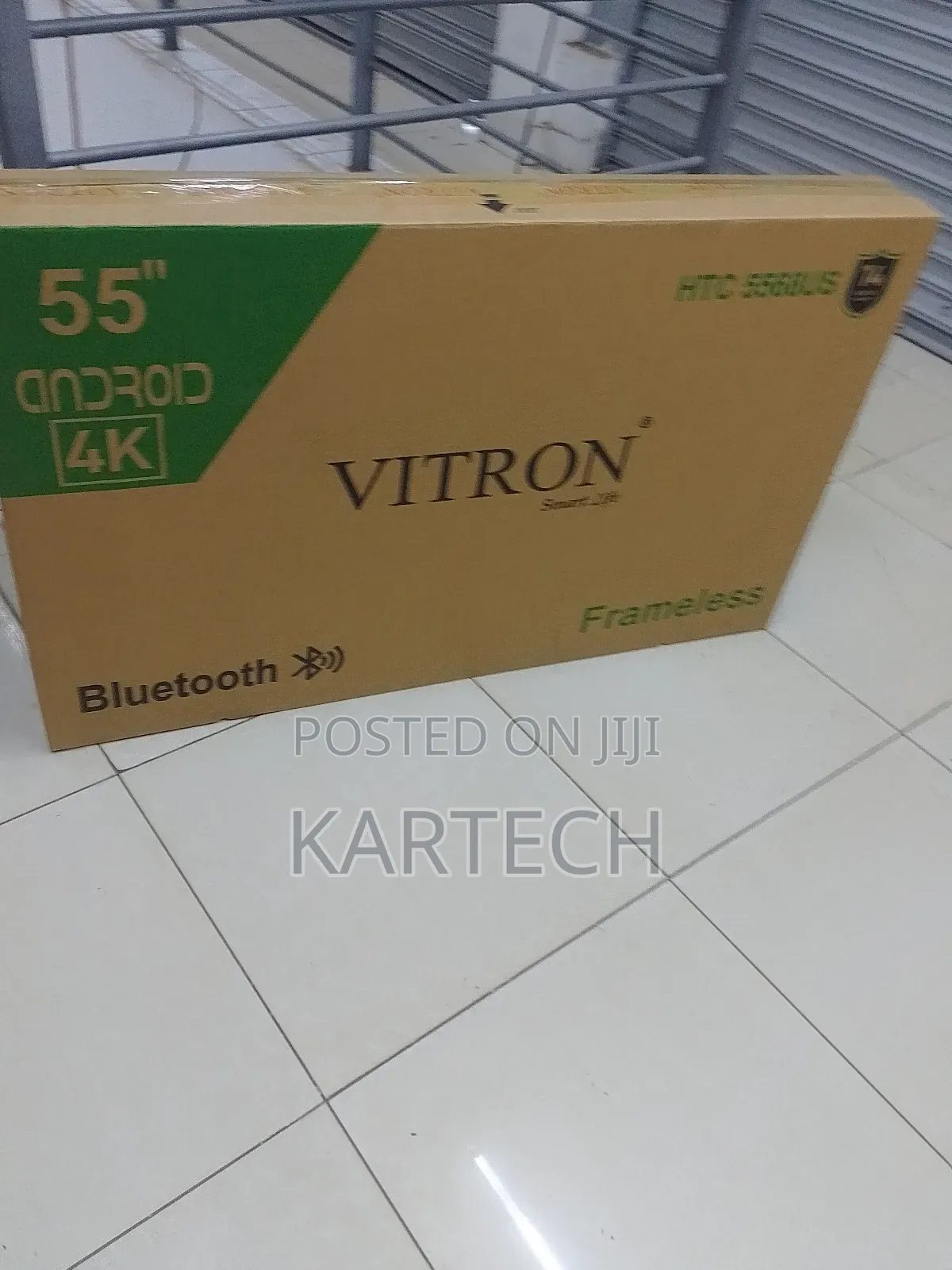 Vitron 55" Frameless Android Tv With Bluetooth, Netflix