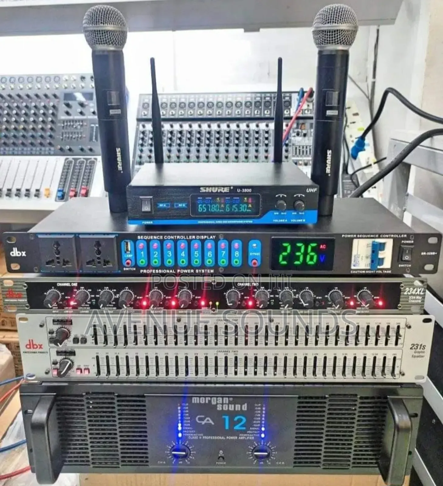 Public Address Audio Contol Unit System 4500w