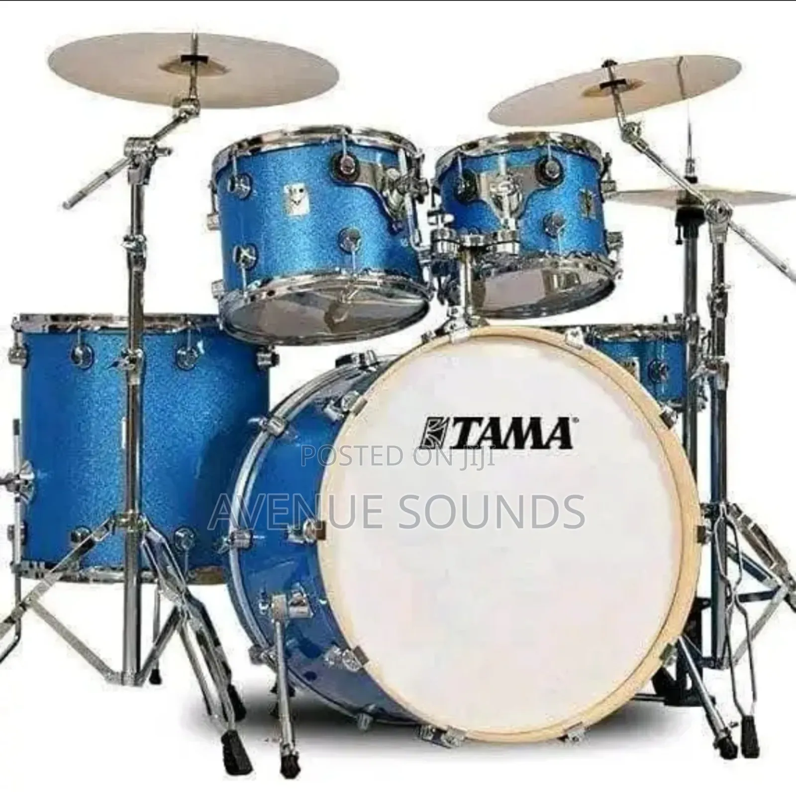 5pc Tama Complete 3 Stand Drumset