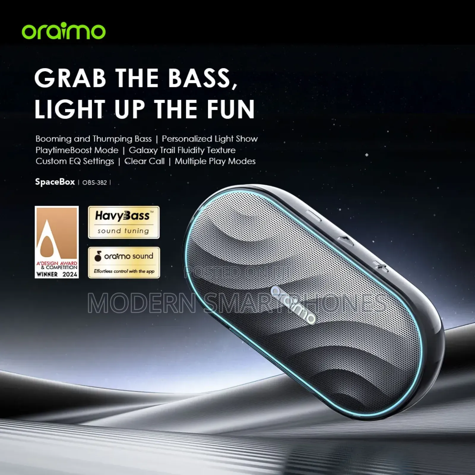 Oraimo Spacebox 8W FM Wireless Speaker