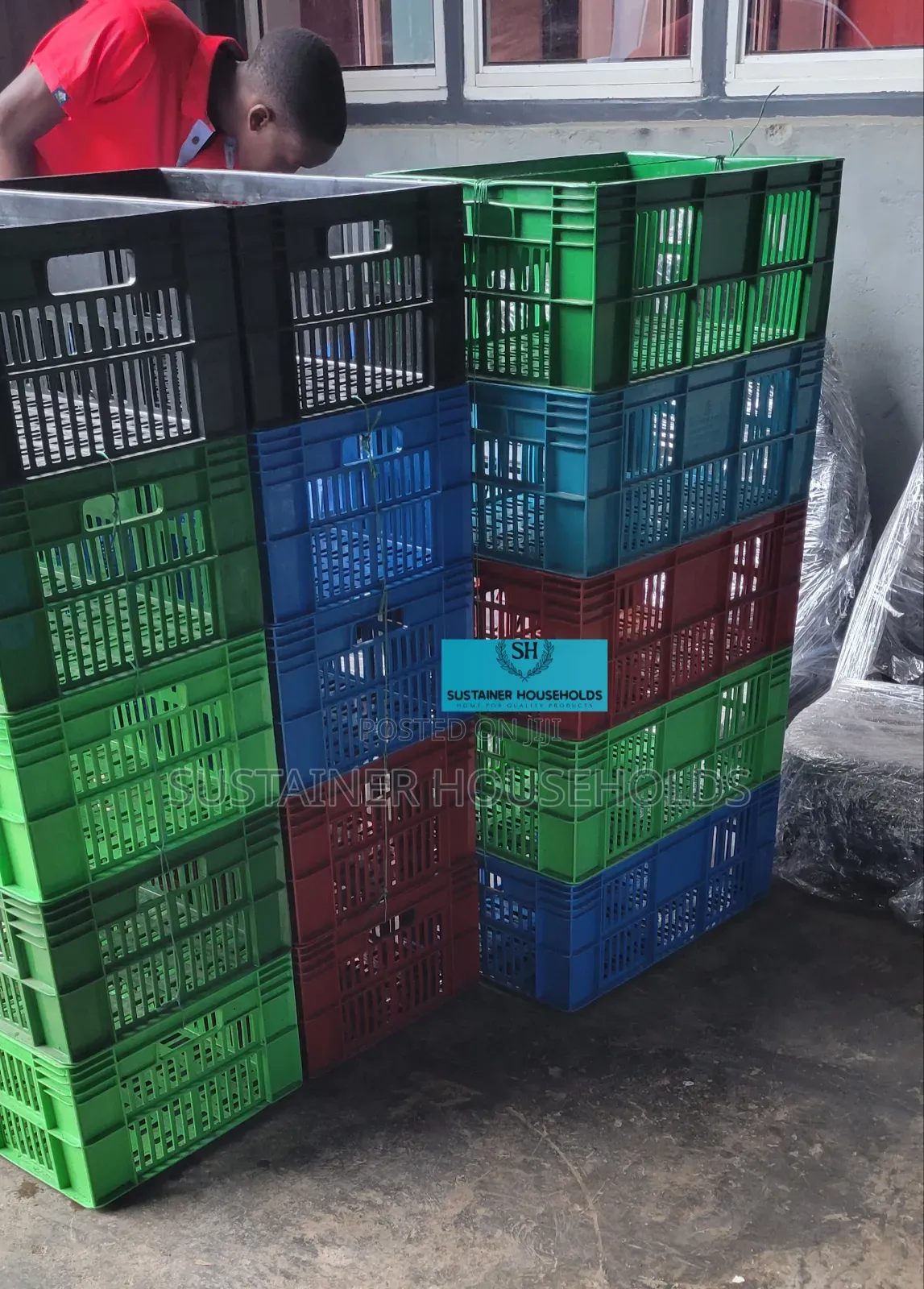 Fruits and Vegetables Crates, Plastic Crate Transportation