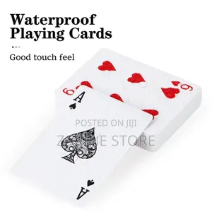 Plastic Poker Card Jumbo Index