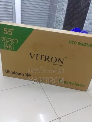 Vitron 55" Smart Flameless Tv With Bluetooth,Netflix