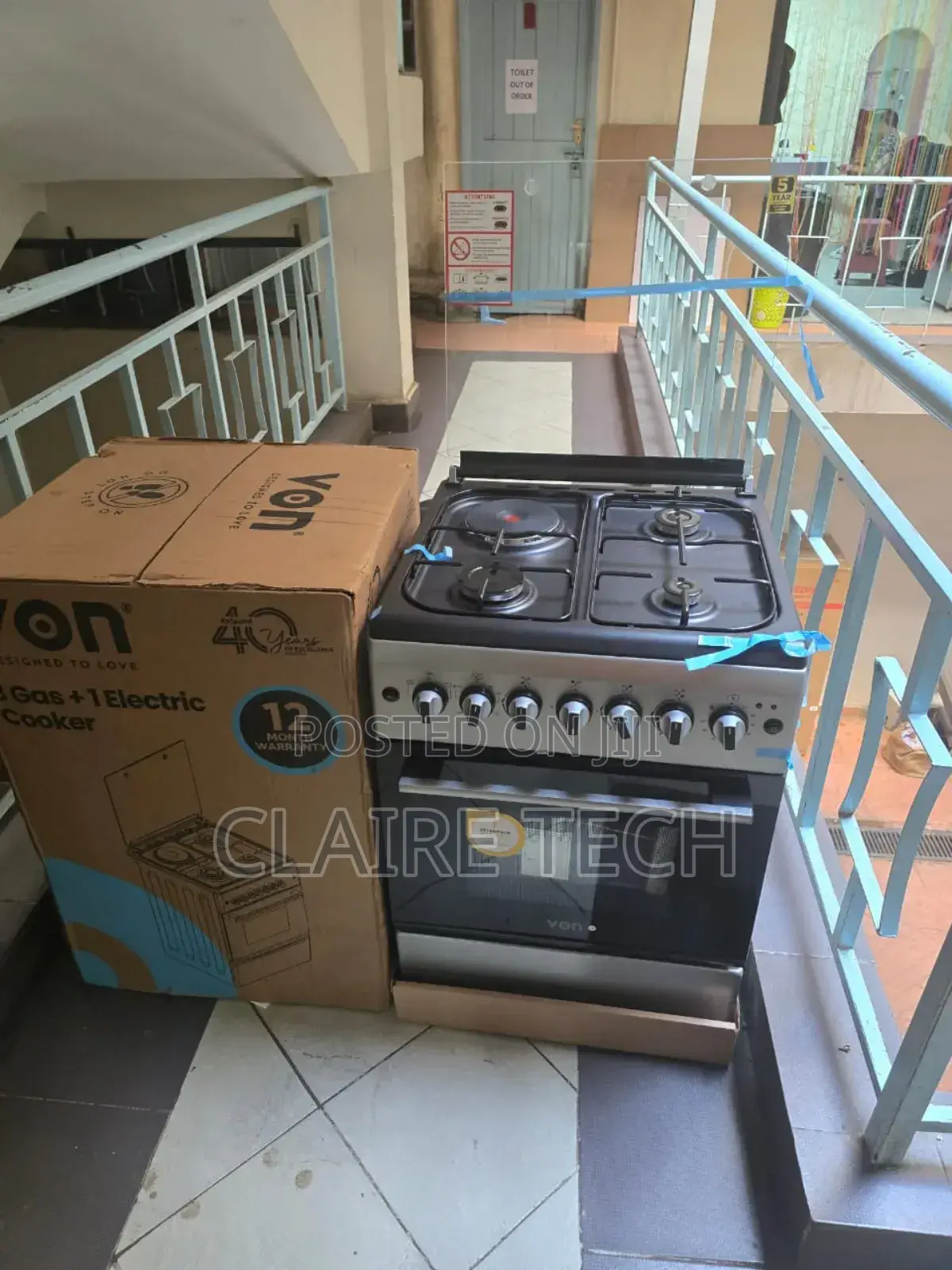 Von Free Standing Cooker 58cm by 58cm