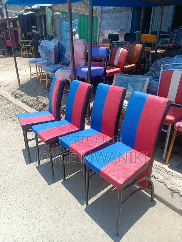 Restaurant Executive Chairs, Blue and Red, 