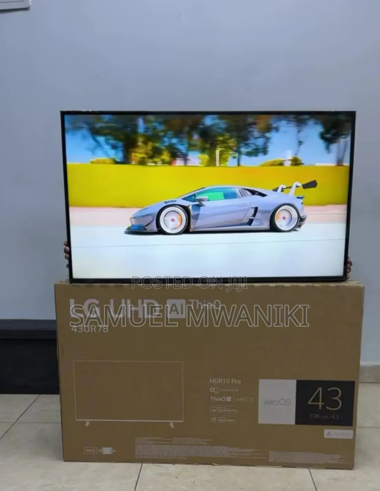 Lg 43′′ 43ur78 Uhd Smart Webos Tv - New Model