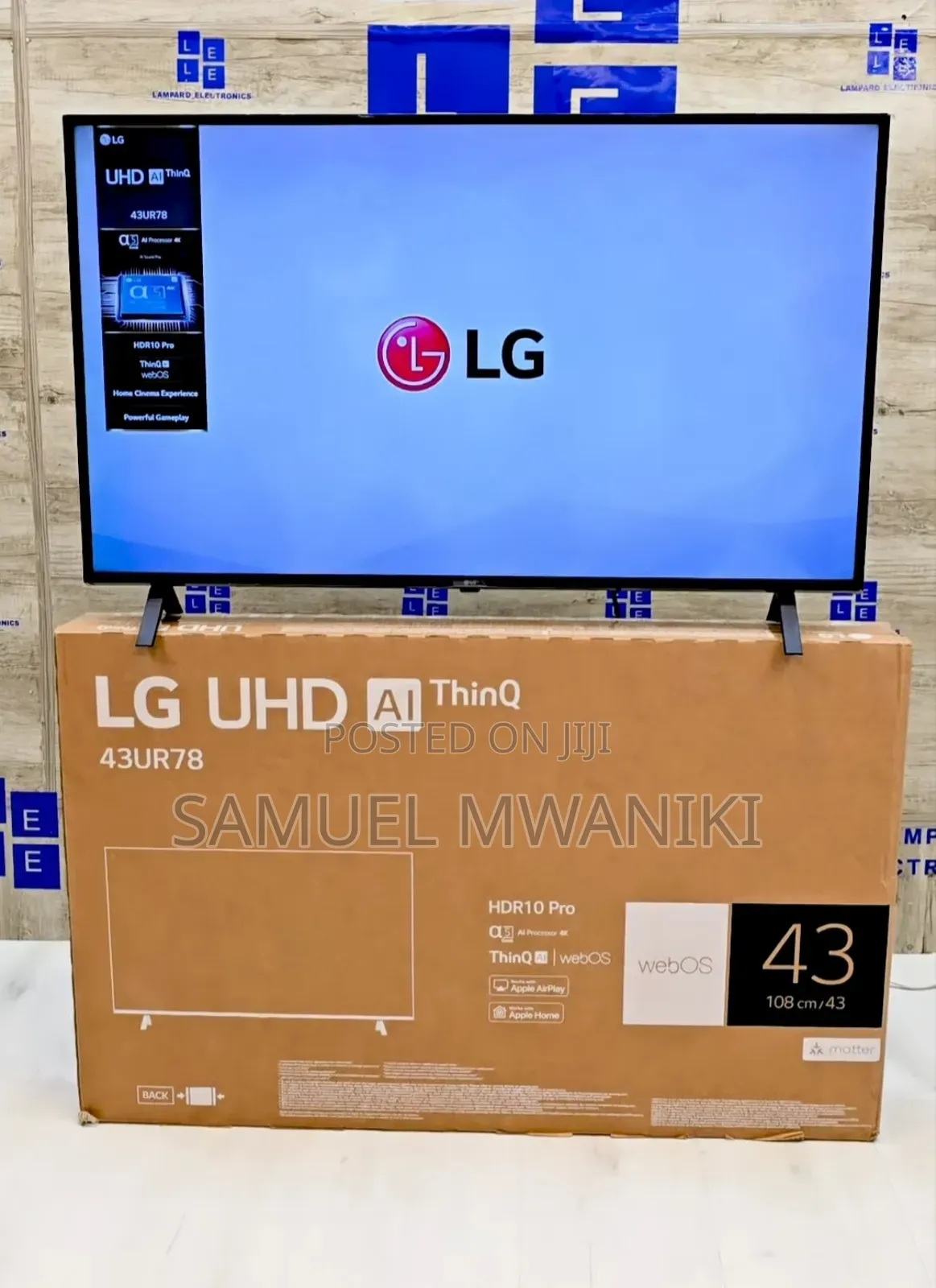 Lg 43′′ 43ur78 Uhd Smart Webos Tv - Latest Model