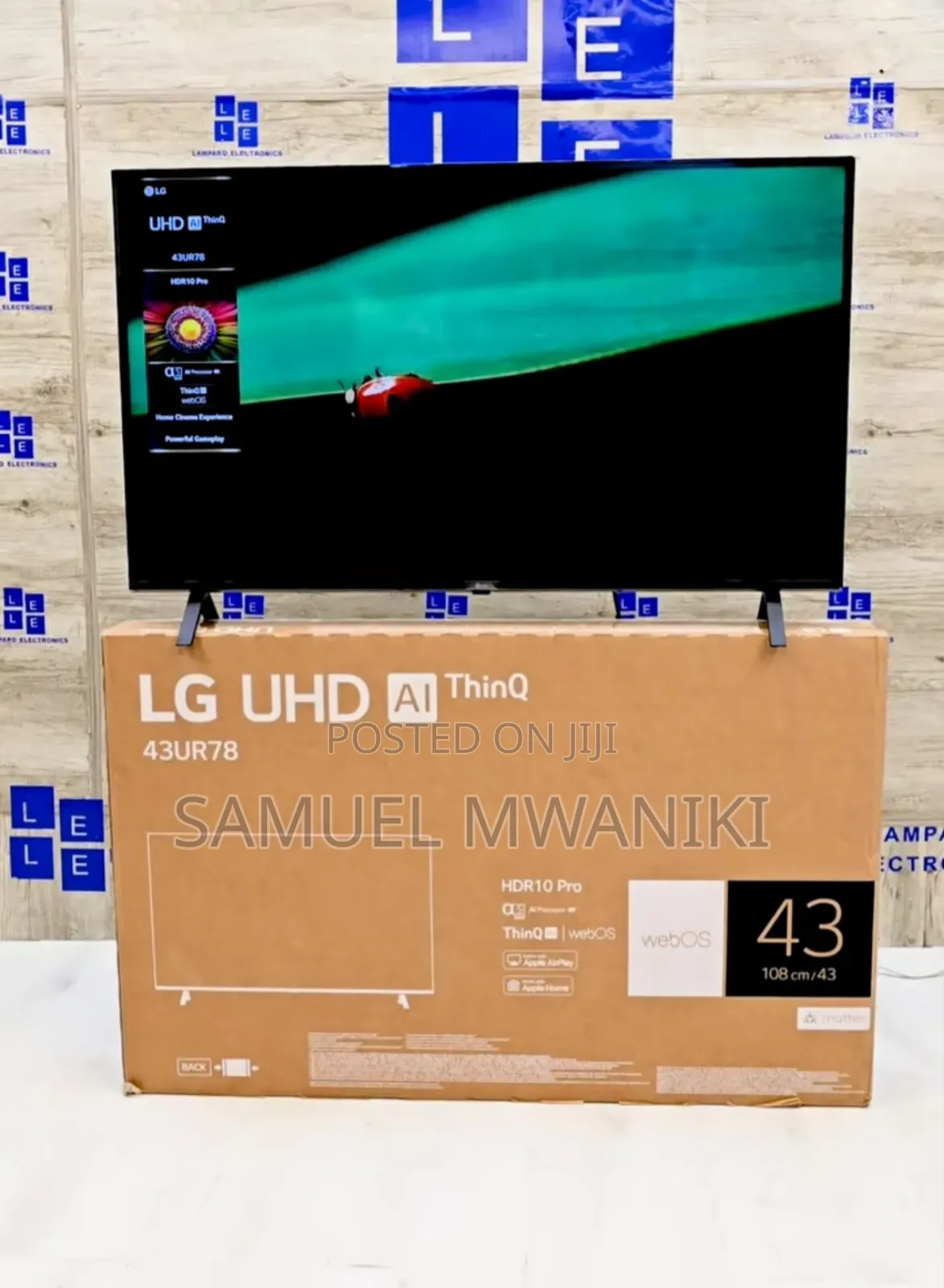 Lg 43′′ 43ur78 Uhd Smart Webos Tv - Latest Model