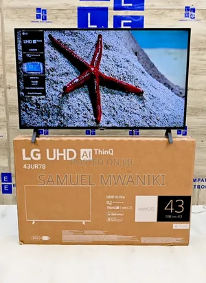 Lg 43′′ 43ur78 Uhd Smart Webos Tv - Latest Model