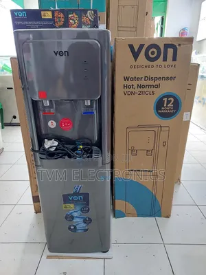 Von VDN-211cls Hot Normal Water Dispenser - Dark Gray
