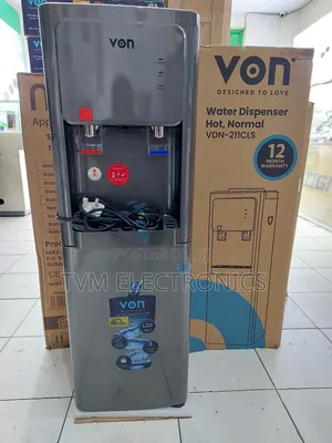 Von VDN-211cls Hot Normal Water Dispenser - Dark Gray
