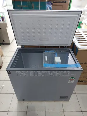Von Chest Freezer Vafc20dhg 198l Silver Gray