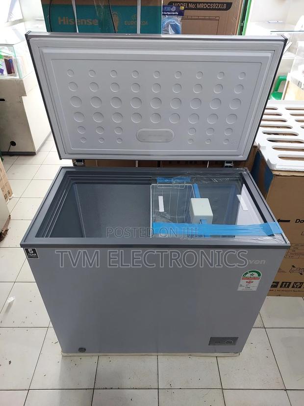Von Chest Freezer Vafc20dhg 198l Silver Gray - thumbnail 2