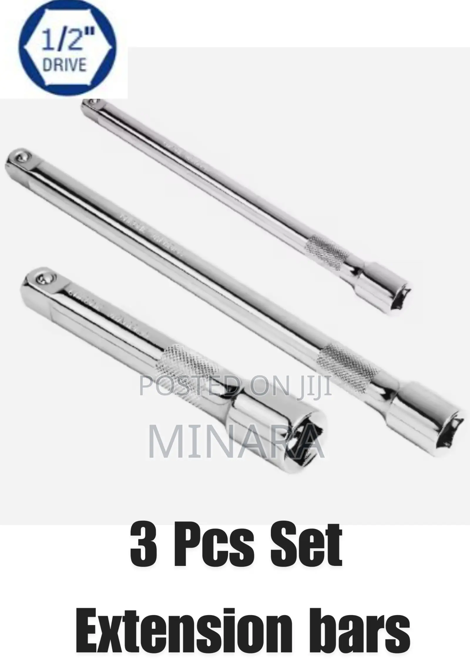 3 Pcs, Extension Bars for Ratchet Wrench / Socket