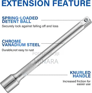 3 Pcs, Extension Bars for Ratchet Wrench / Socket