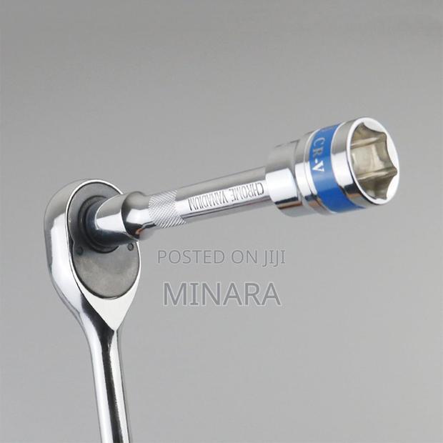 Ratchet Wrench + Extension Bars for Sockets - thumbnail 2