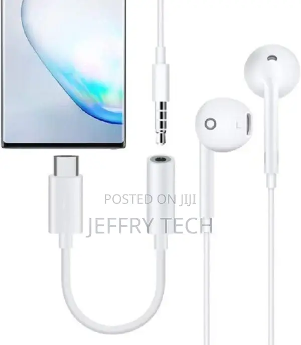2x USB-C Type C Adapter Port to 3.5mm Aux Jack Ear/Headphone