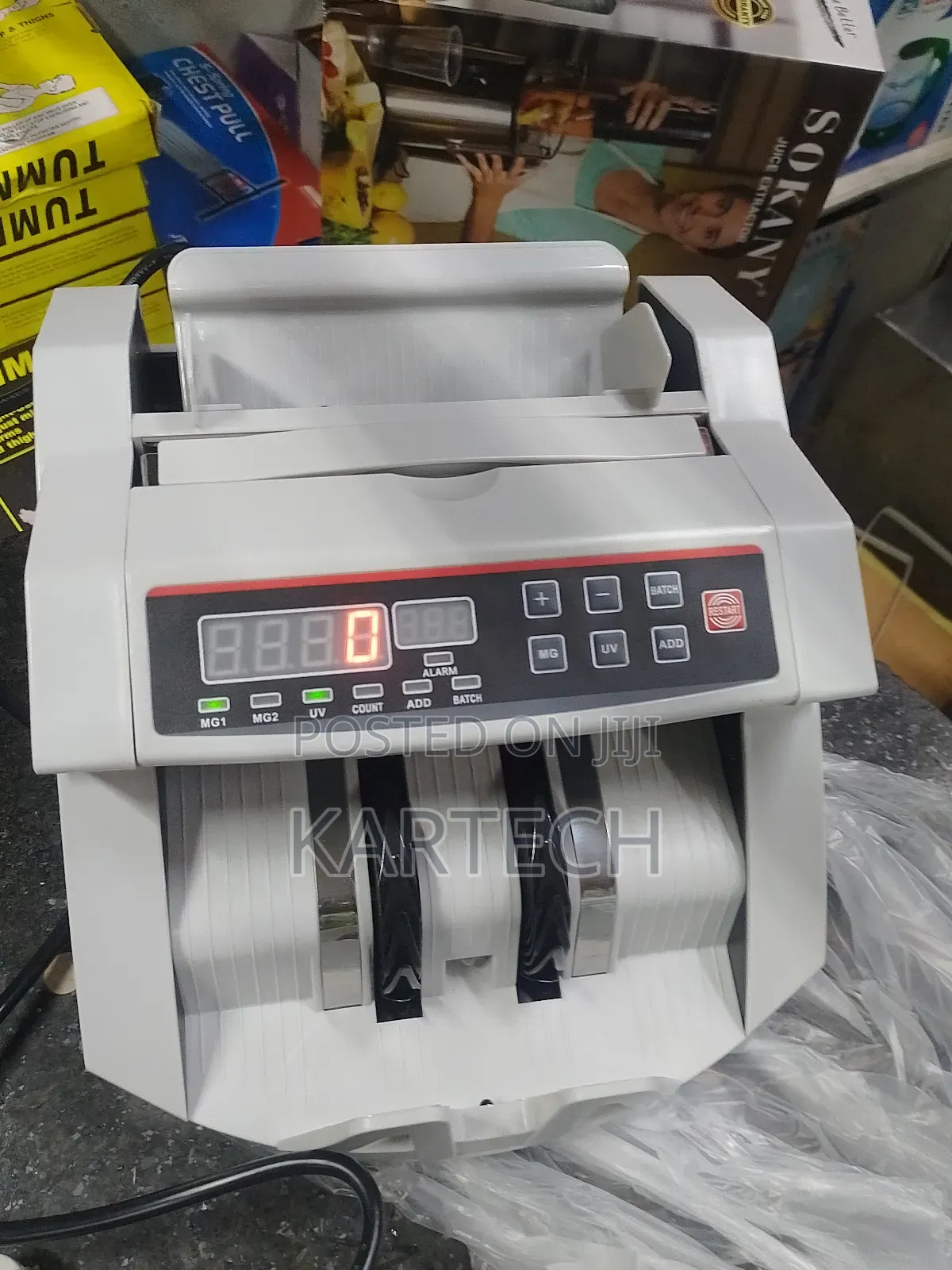 Bill Counter With Fake Bill Detection UV MG1 MG2