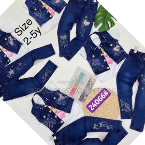Girls 3pcs Denim Set. - thumbnail 2