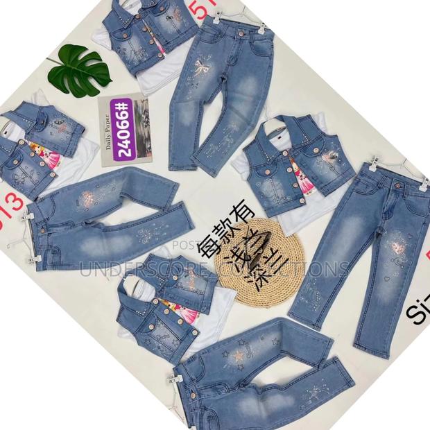 Girls 3pcs Denim Set - main view