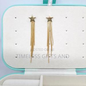 Ladies Gold Long Earrings - thumbnail 2