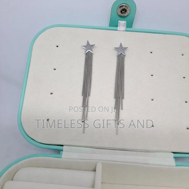 Ladies Gold Long Earrings - thumbnail 3