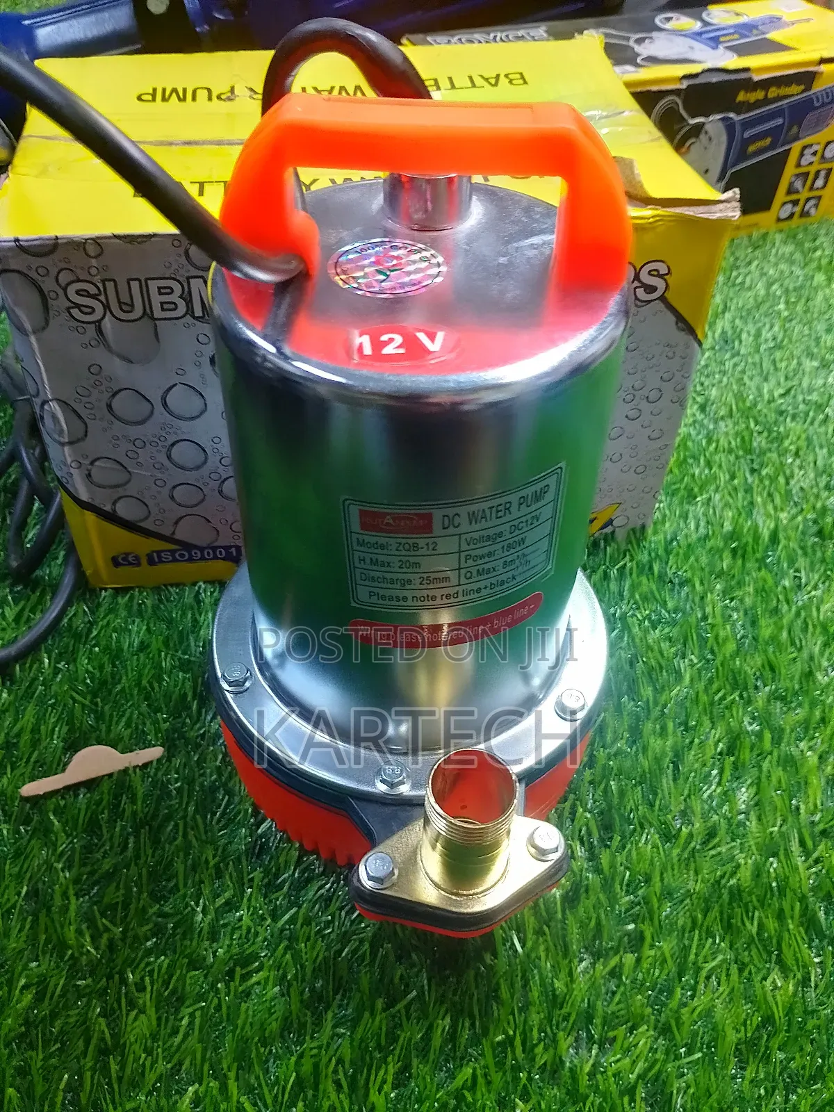 12V DC Solar Submersible Water Pump 12v 180w 20M
