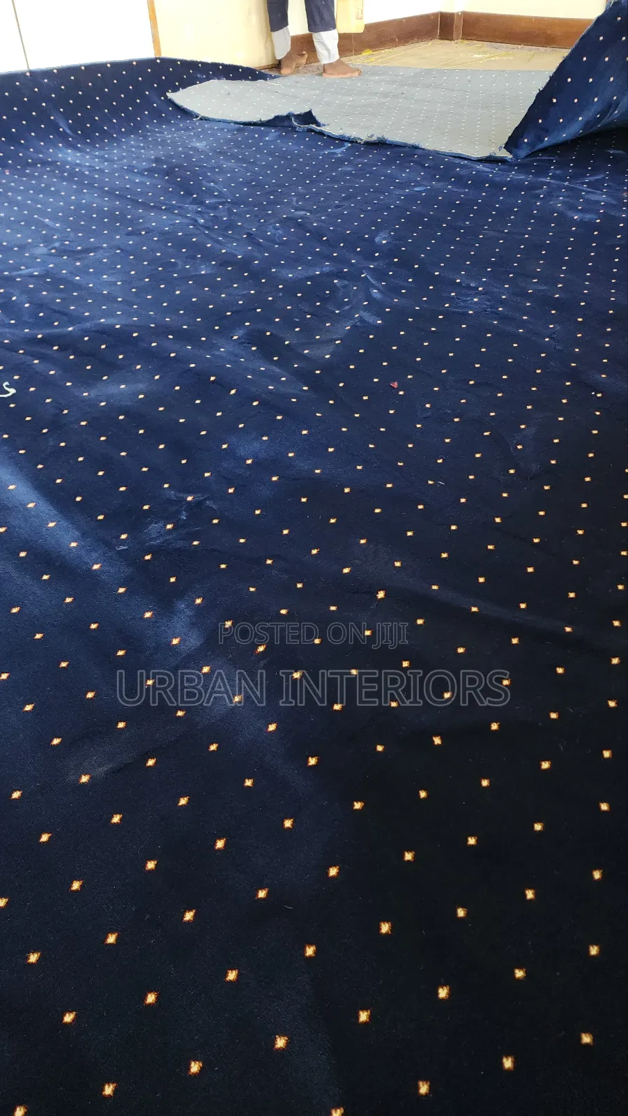 Executive Navy Blue Carpets Wall to Wall