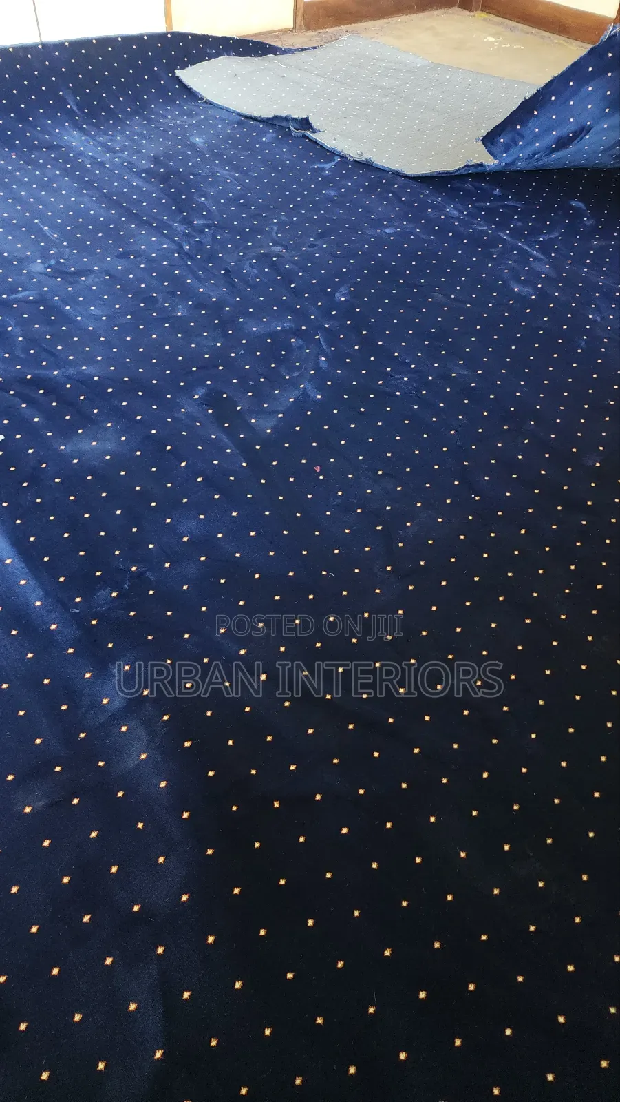 Wall to Wall Carpets Navy Blue