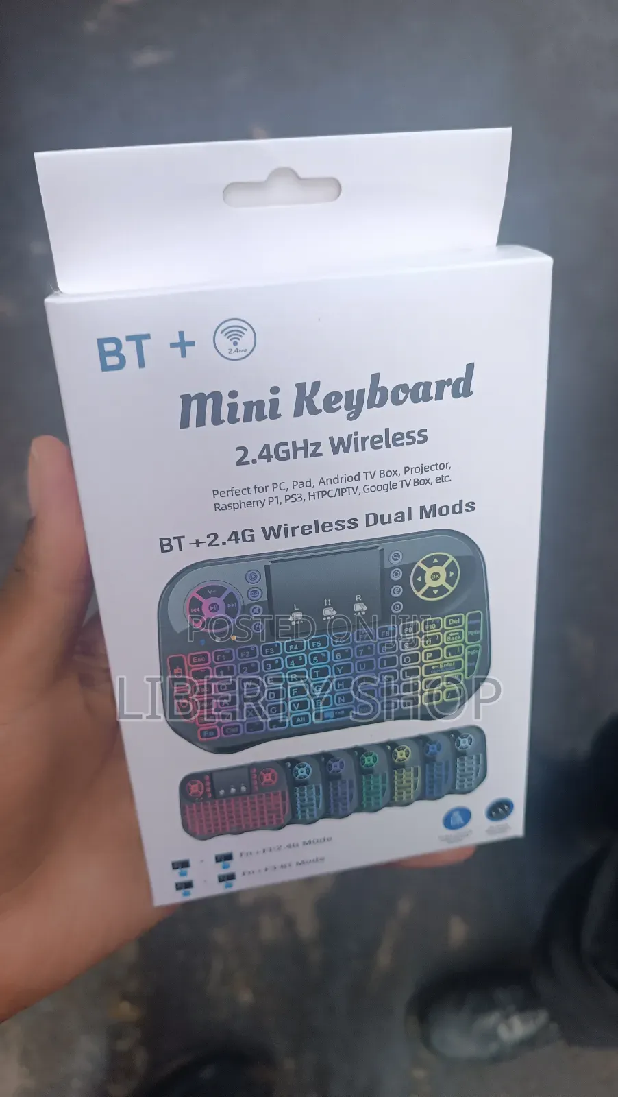 Universal Tv Remote Control Backlight Mini Keyboard