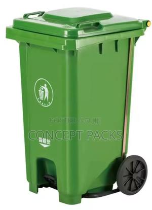Green Foot Pedal Bin 100 Litres - main view