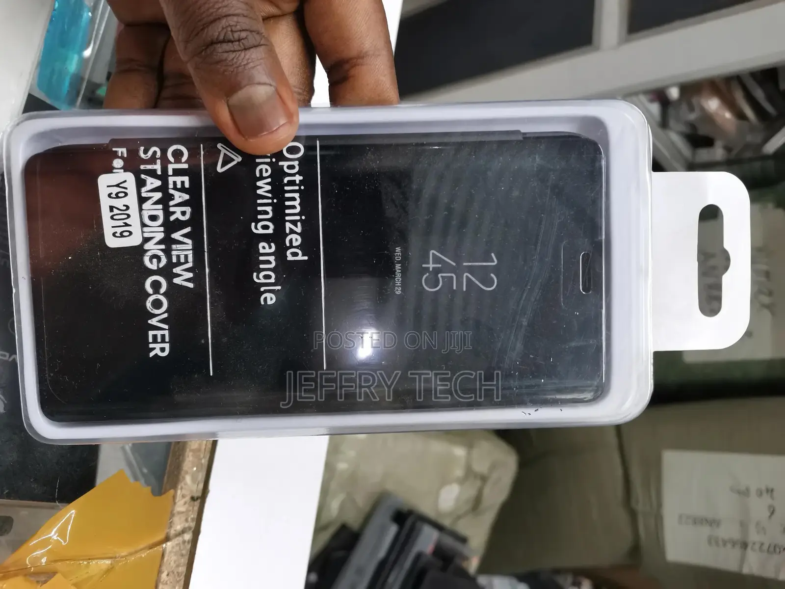 Huawei Y9 2019 Clear View Standing Mirror With Out Senso