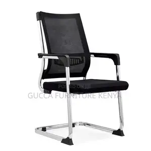 Office Chairs: Cantilever Mesh Office Guest Seat