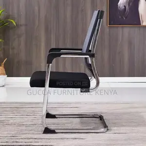 Office Chairs: Cantilever Mesh Office Guest Seat