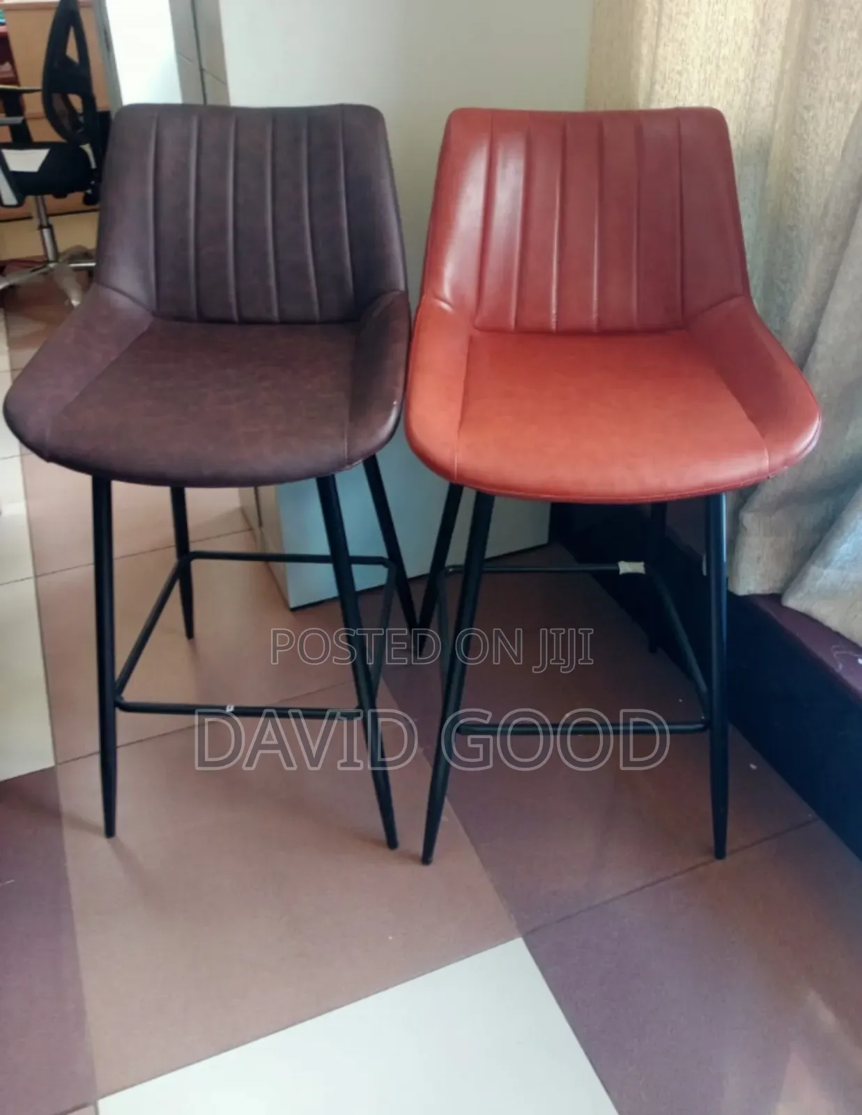 Impoted Barstool Leather